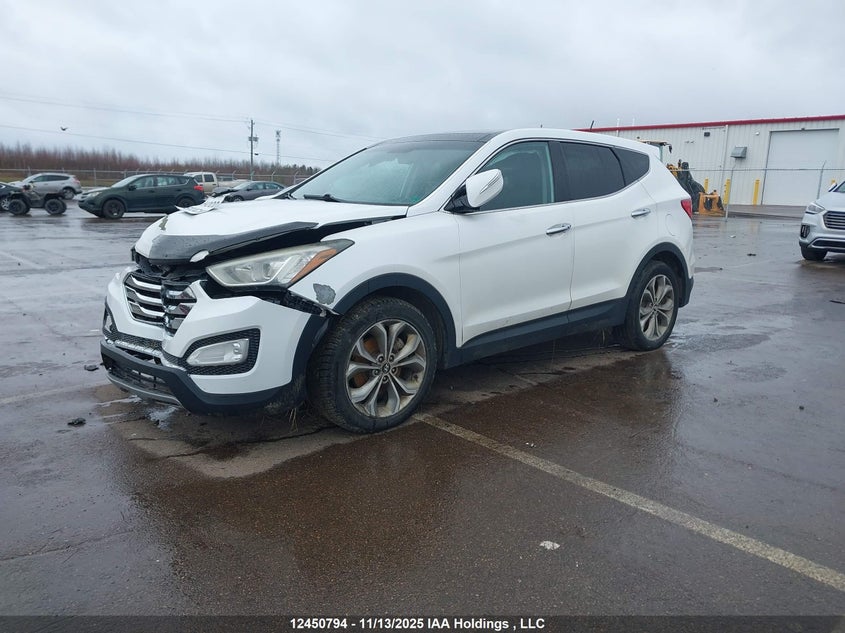 5XYZUDLA1DG076849 2013 HYUNDAI SANTA FE photo no. 2