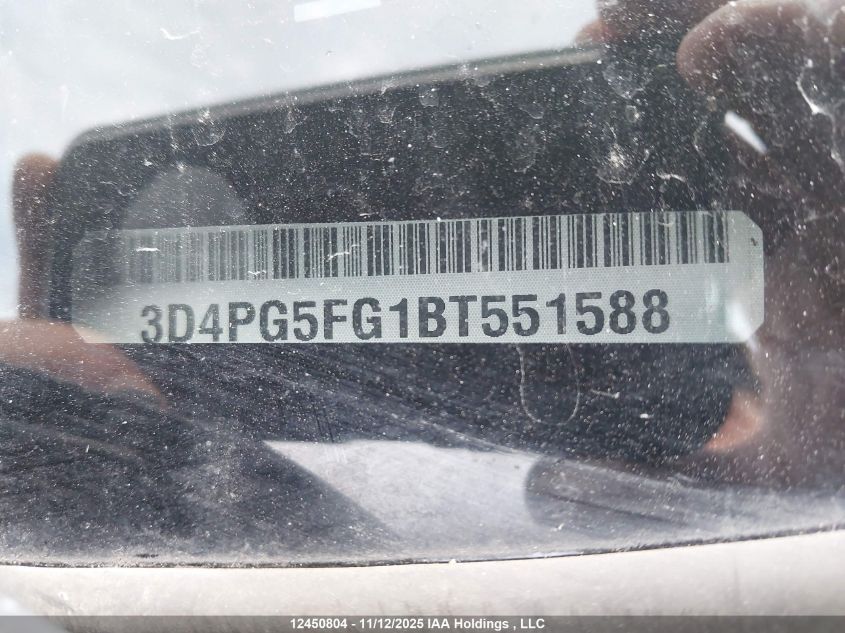 2011 Dodge Journey Sxt VIN: 3D4PG5FG1BT551588 Lot: 12450804