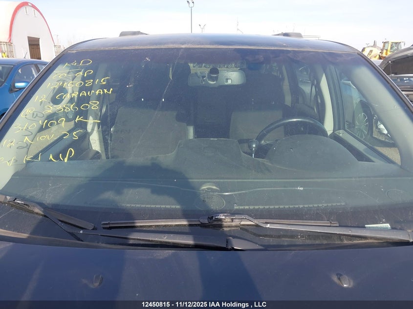 2012 Dodge Grand Caravan Se/Sxt VIN: 2C4RDGBGXCR238608 Lot: 12450815