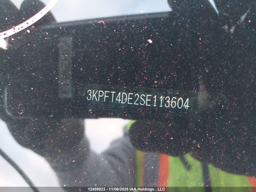 2025 Kia K4 Lx VIN: 3KPFT4DE2SE113604 Lot: 12450823