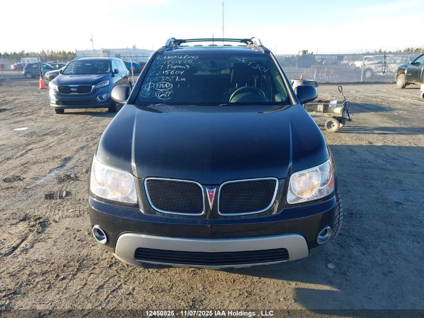 2009 Pontiac Torrent VIN: 2CKDL43F296215604 Lot: 12450825
