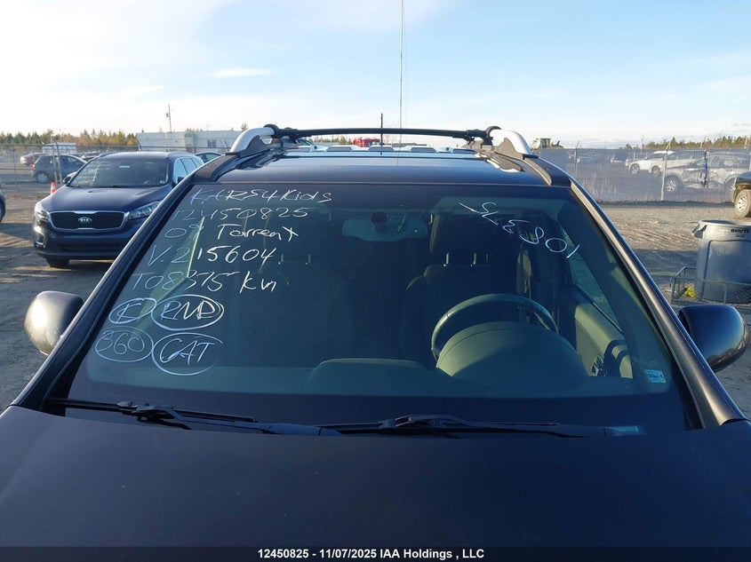 2009 Pontiac Torrent VIN: 2CKDL43F296215604 Lot: 12450825