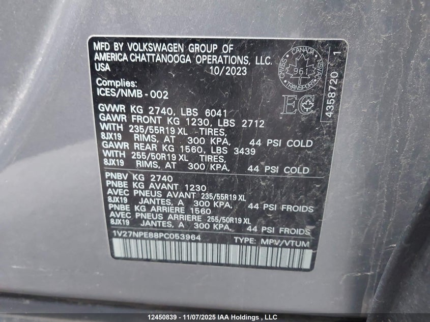 1V27NPE88PC053964 2023 VOLKSWAGEN ID.4 photo no. 9