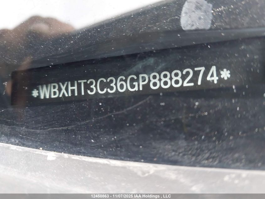 2016 BMW X1 xDrive28I VIN: WBXHT3C36GP888274 Lot: 12450863