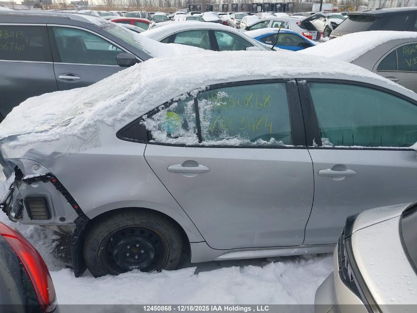 2021 Toyota Corolla Le VIN: 5YFBPMBE6MP253484 Lot: 12450868