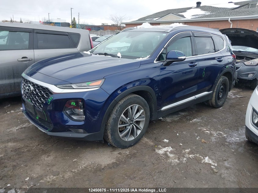 5NMS3CAAXKH052229 2019 HYUNDAI SANTA FE photo no. 2