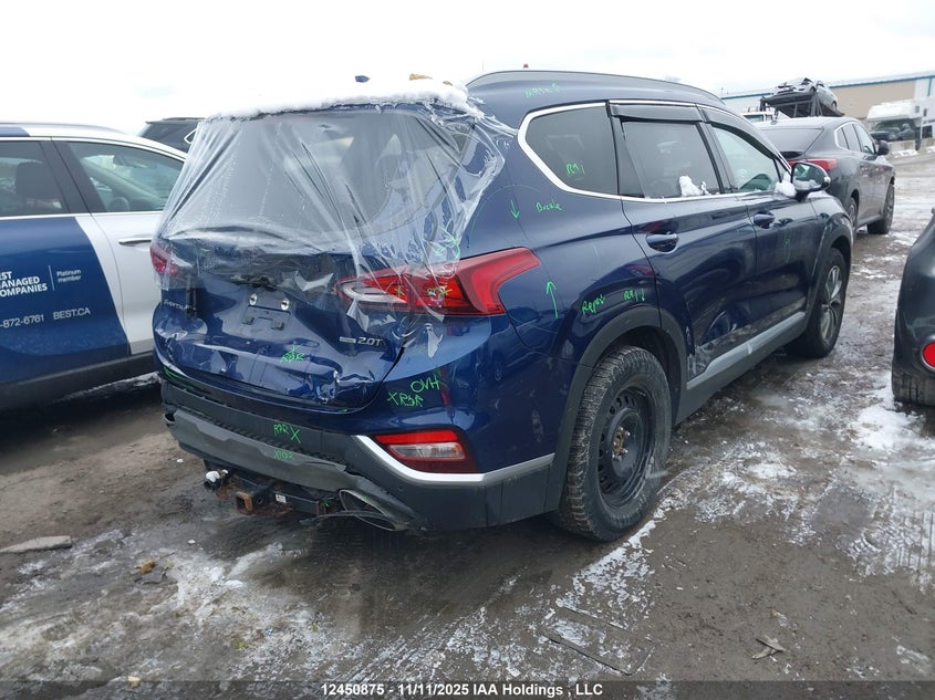5NMS3CAAXKH052229 2019 HYUNDAI SANTA FE photo no. 4