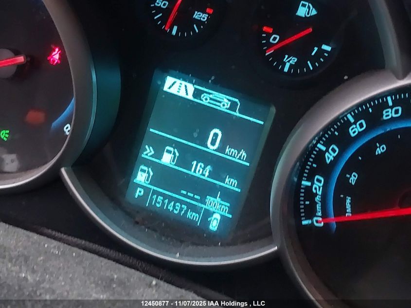 2013 Chevrolet Cruze Lt Turbo VIN: 1G1PC5SB1D7205026 Lot: 12450877