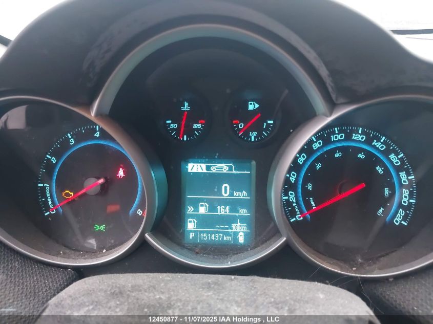 2013 Chevrolet Cruze Lt Turbo VIN: 1G1PC5SB1D7205026 Lot: 12450877