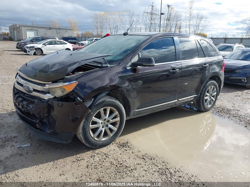 2FMDK4KC2EBA87122 2014 FORD EDGE photo no. 2