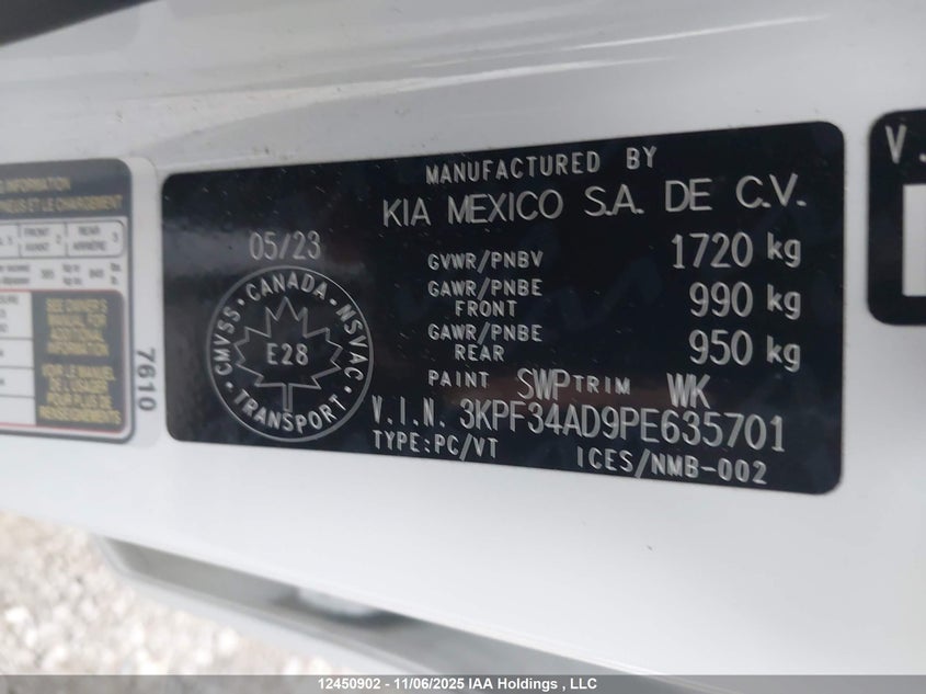 3KPF34AD9PE635701 2023 KIA FORTE photo no. 9
