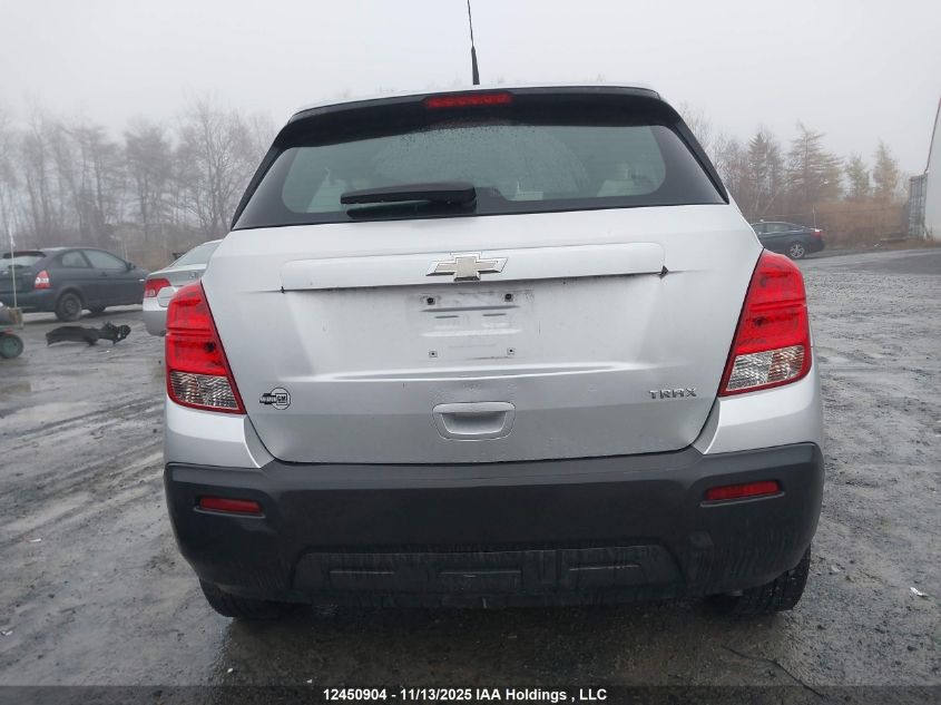 2013 Chevrolet Trax Ls VIN: 3GNCJKSB4DL177090 Lot: 12450904