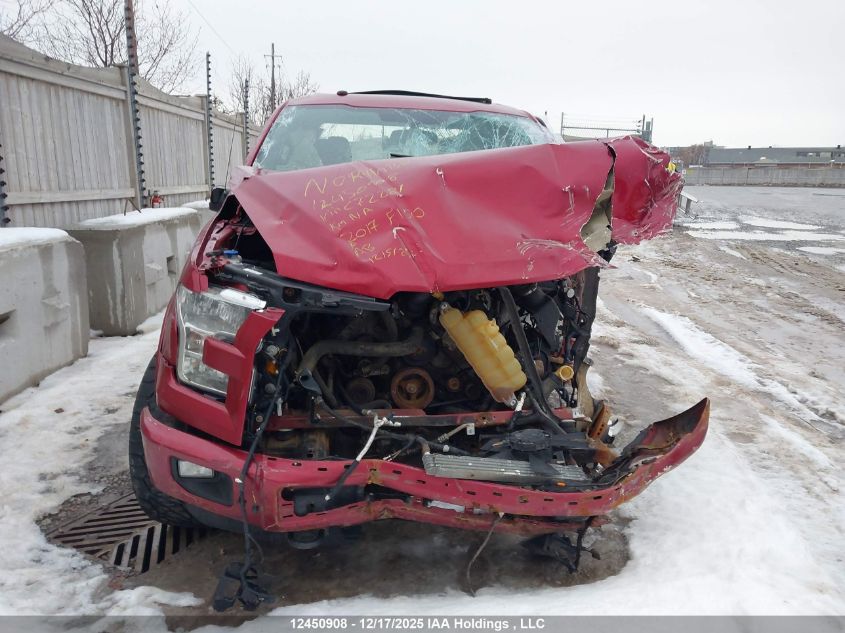 2017 Ford F150 Supercrew VIN: 1FTEW1EFXHFC72281 Lot: 12450908