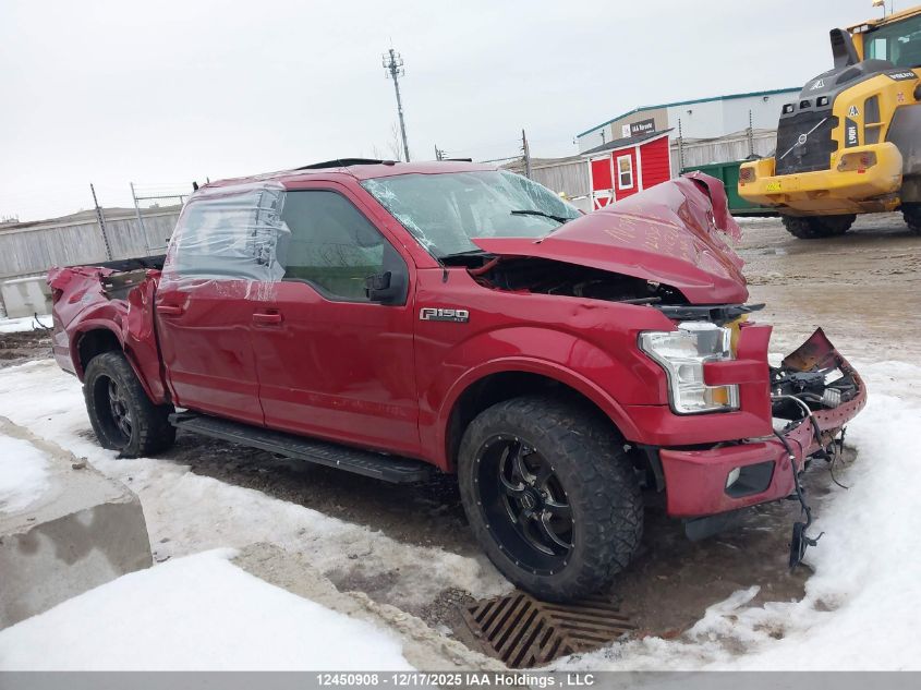 2017 Ford F150 Supercrew VIN: 1FTEW1EFXHFC72281 Lot: 12450908