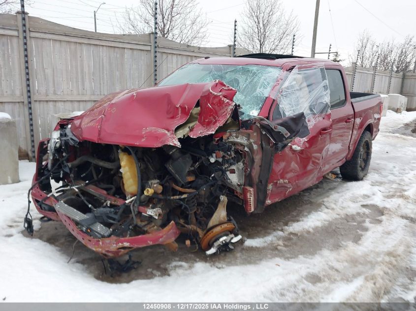 2017 Ford F150 Supercrew VIN: 1FTEW1EFXHFC72281 Lot: 12450908