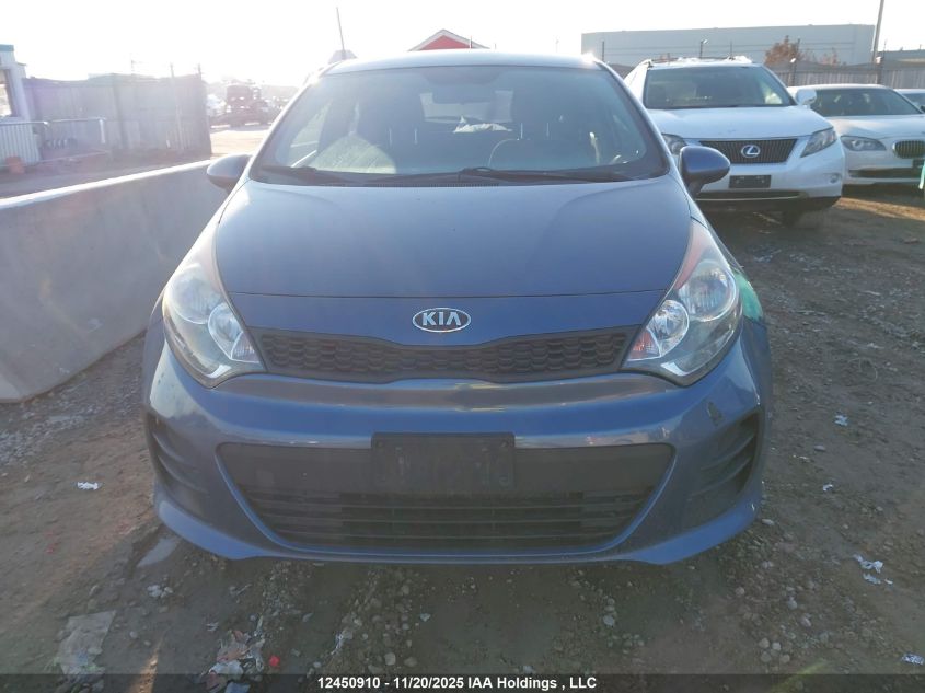 2016 Kia Rio Lx VIN: KNADM5A32G6554642 Lot: 12450910