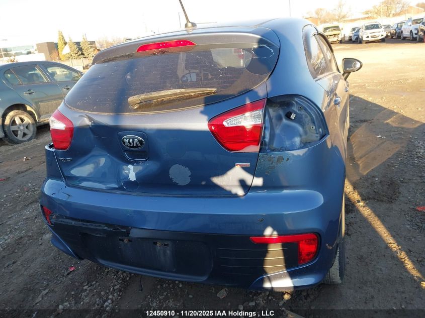 2016 Kia Rio Lx VIN: KNADM5A32G6554642 Lot: 12450910