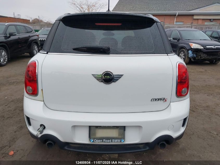 2013 Mini Cooper S Countryman VIN: WMWZC5C54DWP32733 Lot: 12450934