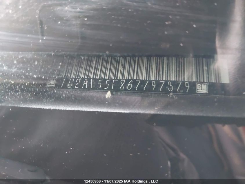 2006 Pontiac Pursuit Se VIN: 1G2AL55F867797379 Lot: 12450938