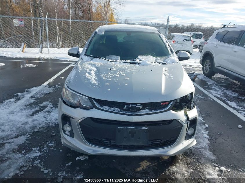 2018 Chevrolet Sonic Lt Auto VIN: 1G1JD6SH5J4121723 Lot: 12450950