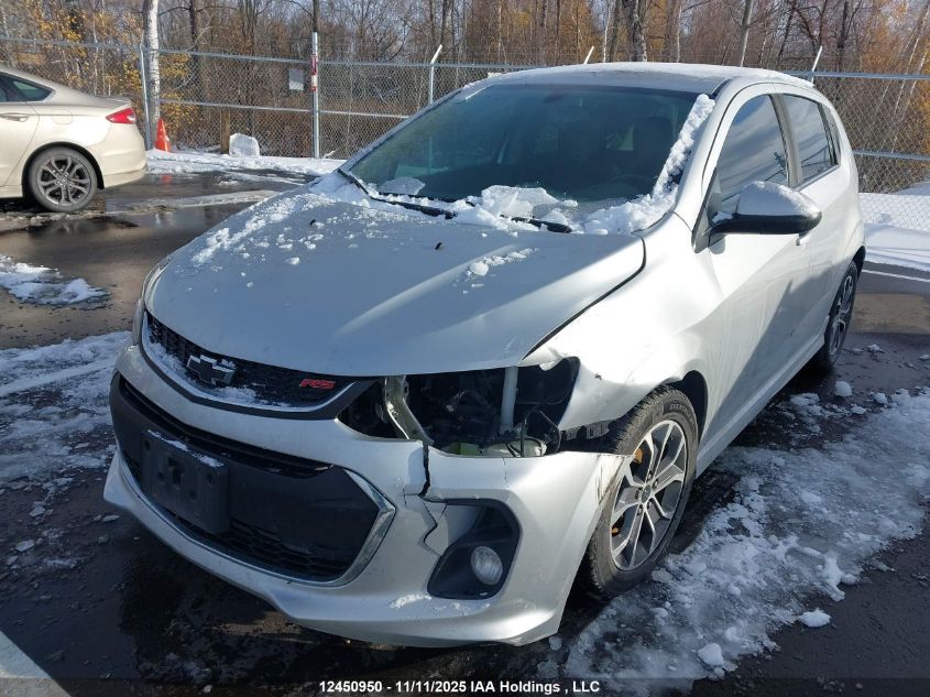 2018 Chevrolet Sonic Lt Auto VIN: 1G1JD6SH5J4121723 Lot: 12450950