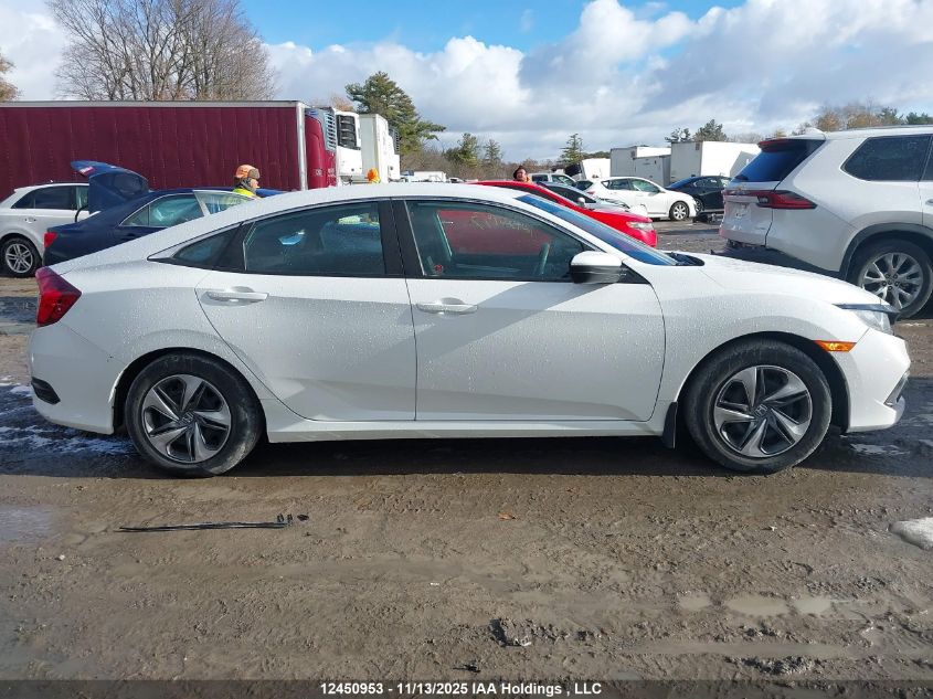 2019 Honda Civic Lx VIN: 2HGFC2F56KH008040 Lot: 12450953