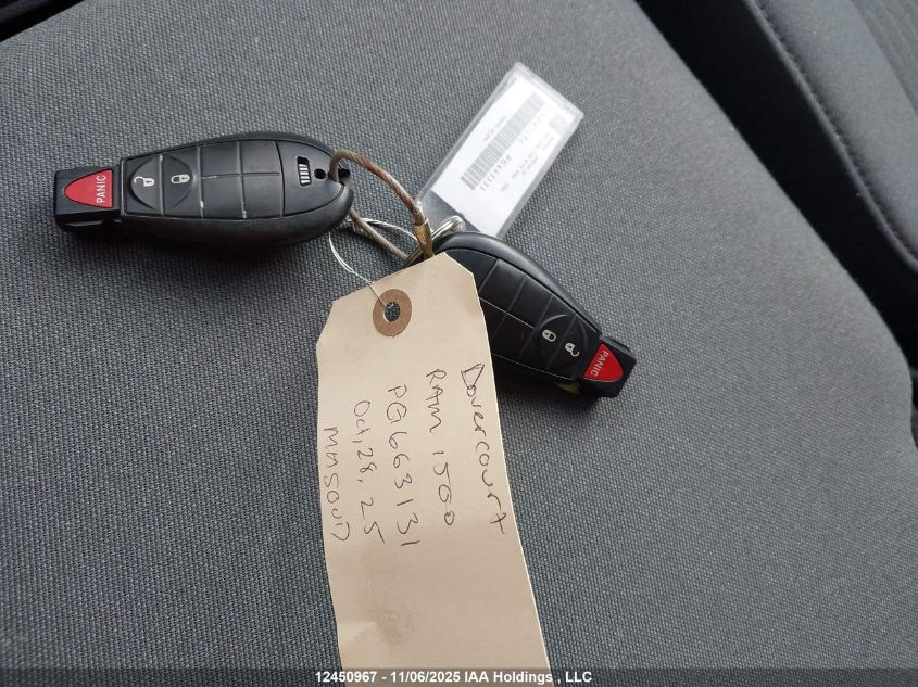 2023 Ram 1500 Classic Slt VIN: 3C6RR7LT6PG663131 Lot: 12450967