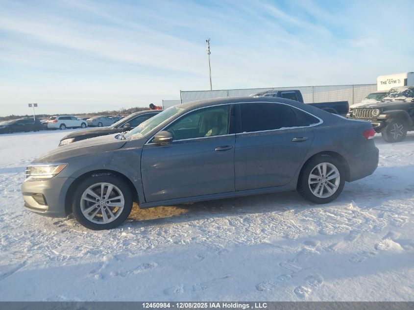 2021 Volkswagen Passat Highline VIN: 1VWBA7A32MC014202 Lot: 12450984