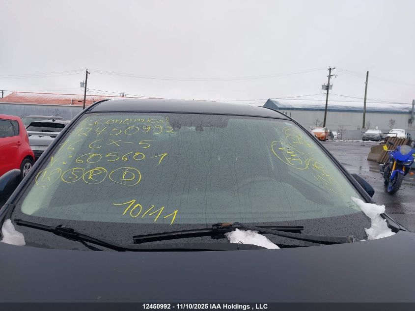 2016 Mazda Cx-5 Touring VIN: JM3KE4CY8G0605601 Lot: 12450992