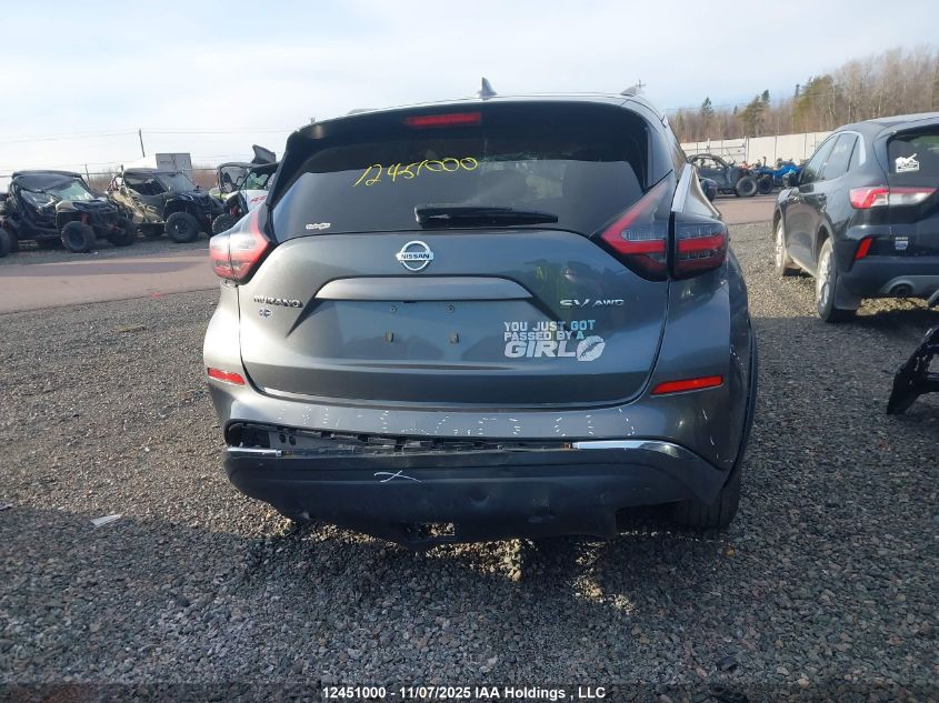 2019 Nissan Murano Platinum/Sl/Sv VIN: 5N1AZ2MS6KN149032 Lot: 12451000