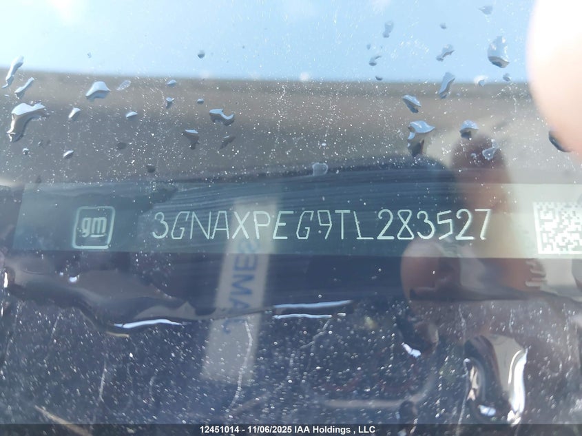 3GNAXPEG9TL283527 2026 CHEVROLET EQUINOX photo no. 9