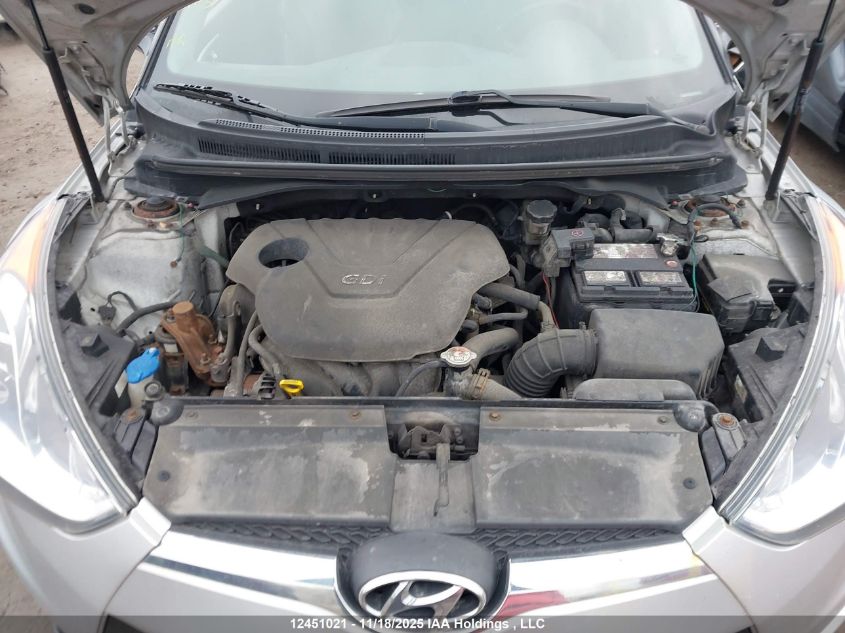 2014 Hyundai Veloster VIN: KMHTC6ADXEU191172 Lot: 12451021