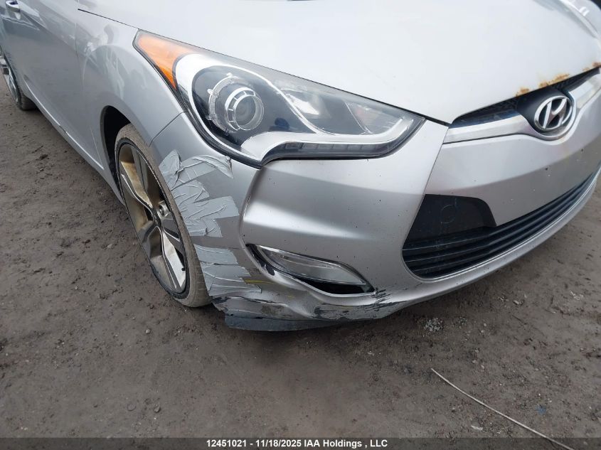 2014 Hyundai Veloster VIN: KMHTC6ADXEU191172 Lot: 12451021