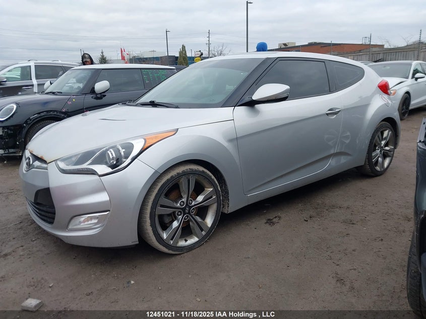 KMHTC6ADXEU191172 2014 HYUNDAI VELOSTER photo no. 2