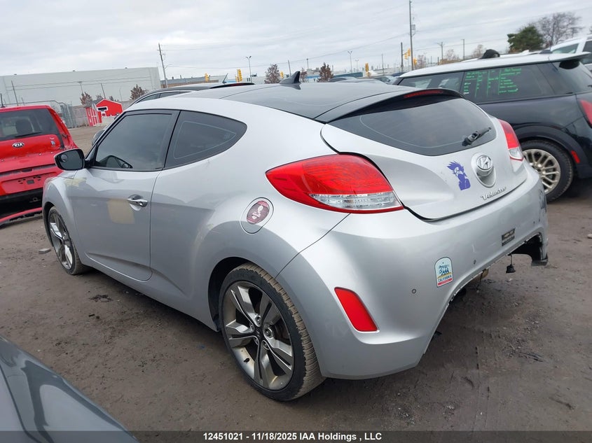 KMHTC6ADXEU191172 2014 HYUNDAI VELOSTER photo no. 3