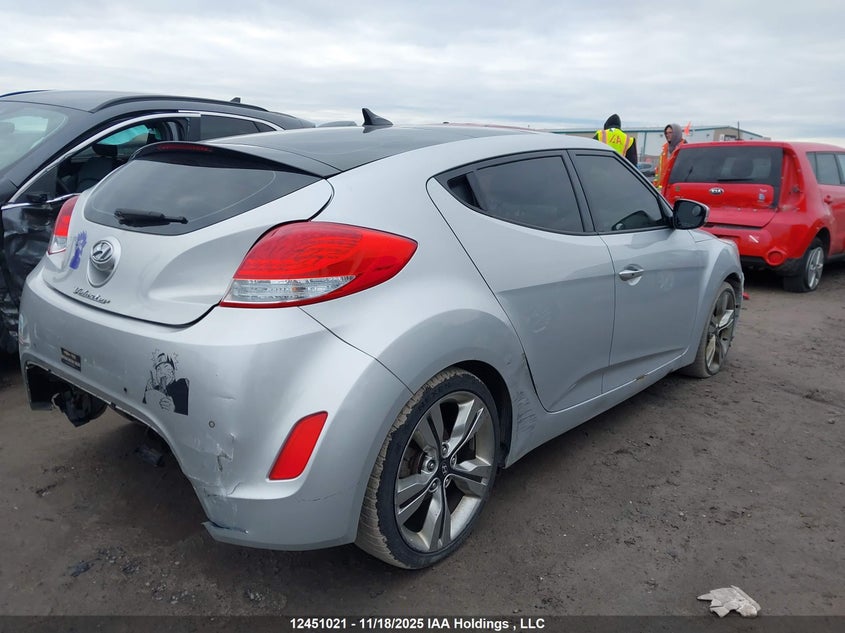 KMHTC6ADXEU191172 2014 HYUNDAI VELOSTER photo no. 4