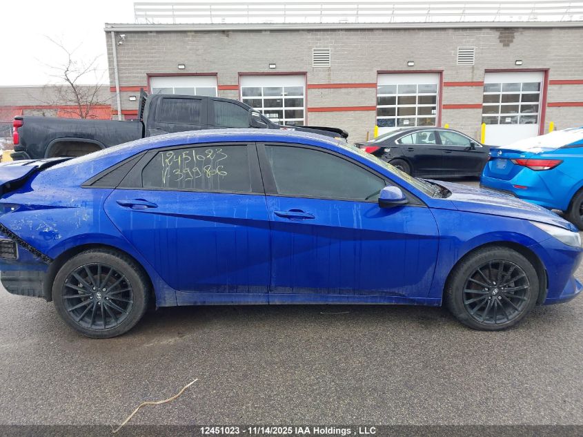 2023 Hyundai Elantra VIN: KMHLM4AG4PU399806 Lot: 12451023