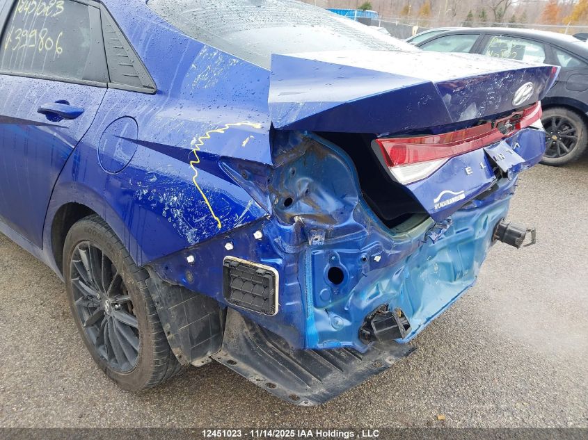 2023 Hyundai Elantra VIN: KMHLM4AG4PU399806 Lot: 12451023