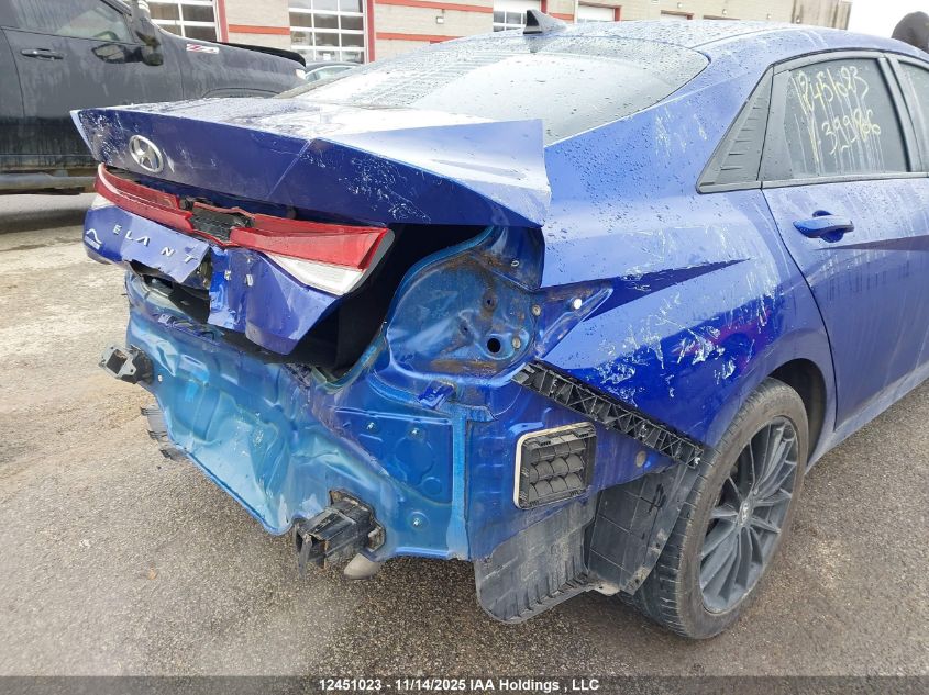 2023 Hyundai Elantra VIN: KMHLM4AG4PU399806 Lot: 12451023