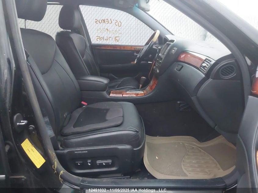 JTHBN36F750176105 2005 LEXUS LS photo no. 5