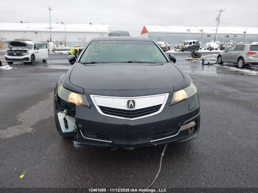 2012 Acura Tl VIN: 19UUA9F78CA801251 Lot: 12451050