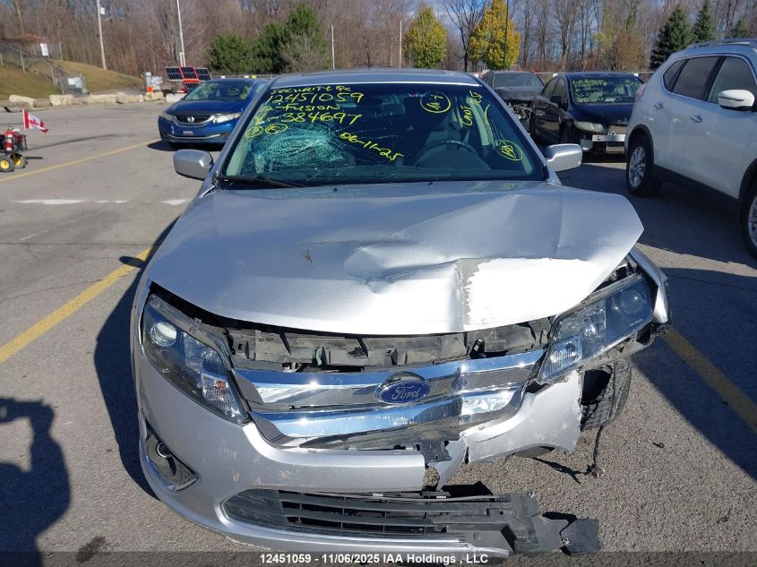 2012 Ford Fusion Sel VIN: 3FAHP0JA9CR384697 Lot: 12451059