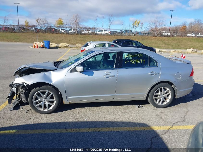 2012 Ford Fusion Sel VIN: 3FAHP0JA9CR384697 Lot: 12451059