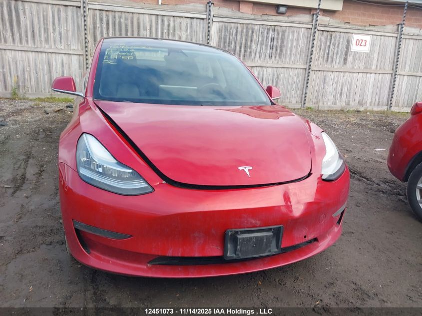 2018 Tesla Model 3 VIN: 5YJ3E1EA4JF022222 Lot: 12451073