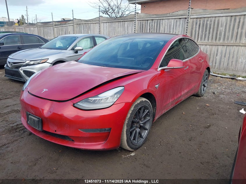 5YJ3E1EA4JF022222 2018 TESLA MODEL 3 photo no. 2