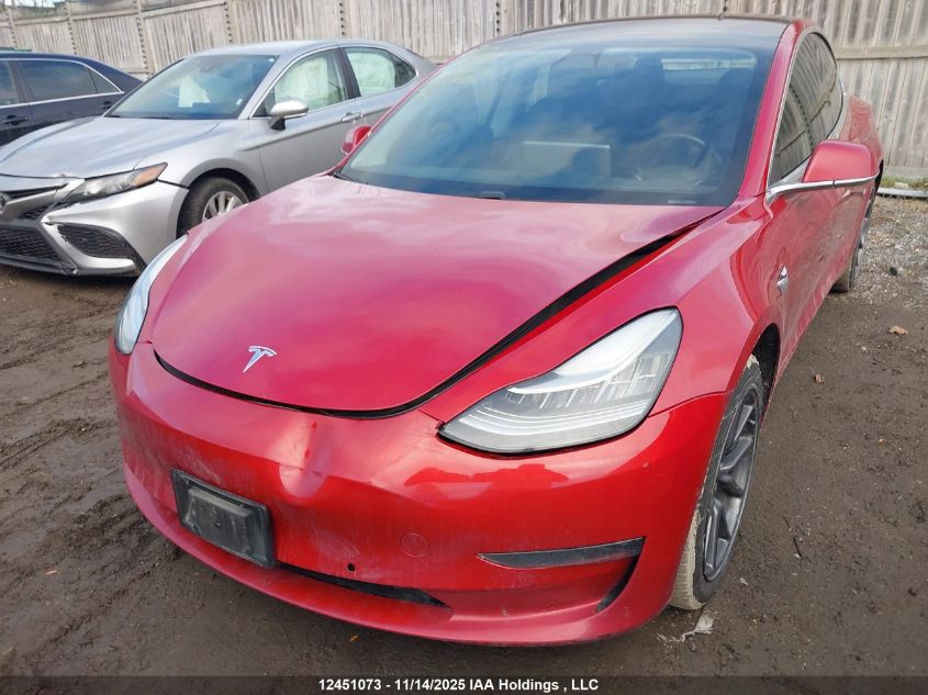 2018 Tesla Model 3 VIN: 5YJ3E1EA4JF022222 Lot: 12451073