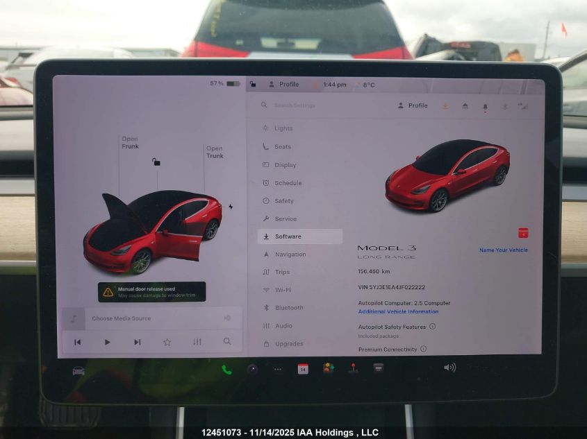 2018 Tesla Model 3 VIN: 5YJ3E1EA4JF022222 Lot: 12451073