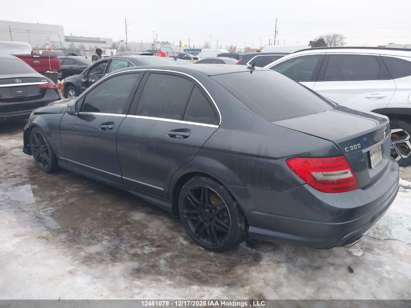 2013 Mercedes-Benz C 300 4Matic VIN: WDDGF8AB2DA782948 Lot: 12451079