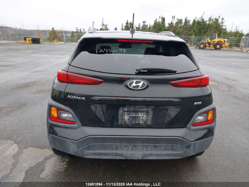 2020 Hyundai Kona Luxury Awd VIN: KM8K6CAA0LU569763 Lot: 12451094