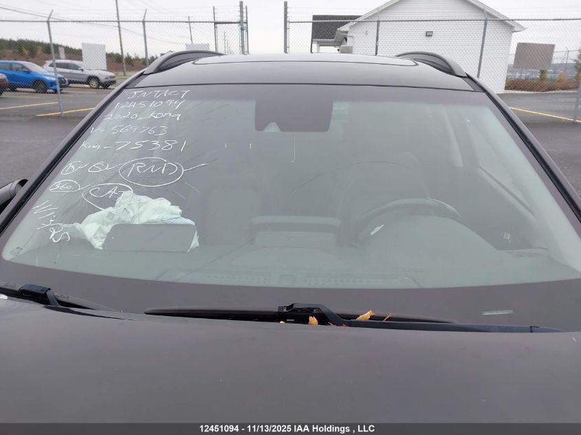 2020 Hyundai Kona Luxury Awd VIN: KM8K6CAA0LU569763 Lot: 12451094